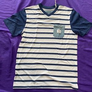 Men’s Parish Nation V-Neck Stripe Tee Shirt